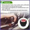 6 Speed Manual Gear Shift Knob for Subaru Impreza WRX 09-18 Faux Leather