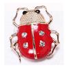 Creative Cartoon Ladybug Brooch - Versatile Beetle Pin for Fashionable Shirt Accessories
