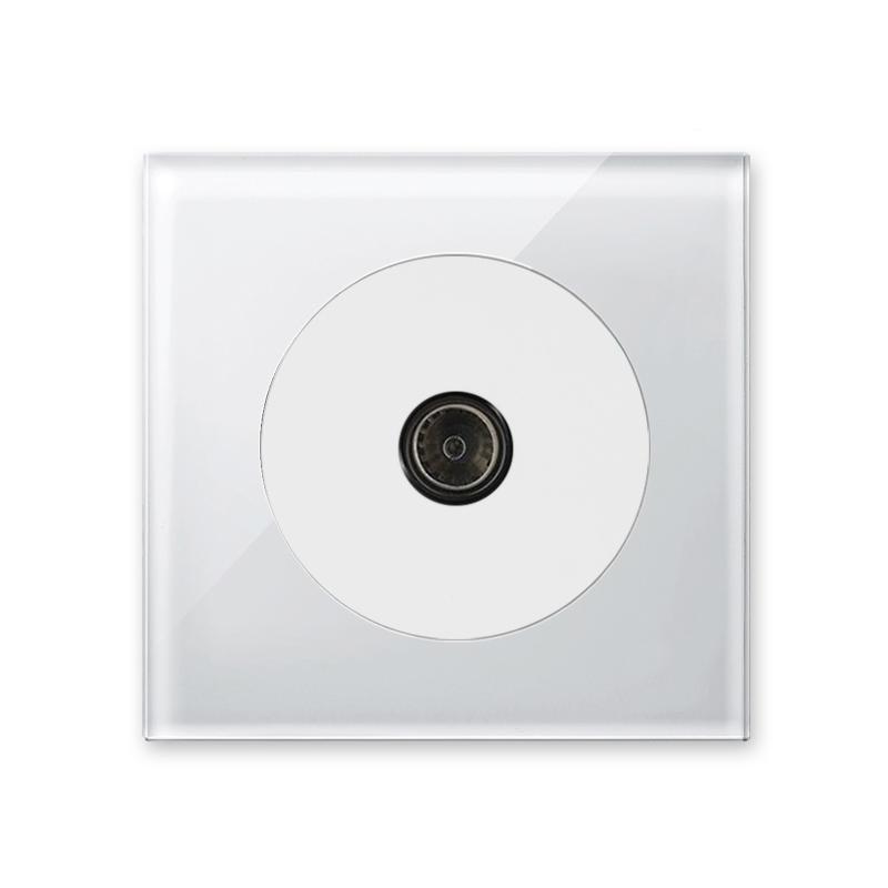 2025 LED Home Use Glass Panel Wall Light Switches Electric 220V Wall and Socket Durable Product