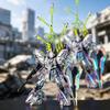 RG 1/144 Iridescent Chrome Sazabi Holographic Laser Transparent Gunpla Model Kit Anime Mecha Action Figure Boy Assembly Toy Gift