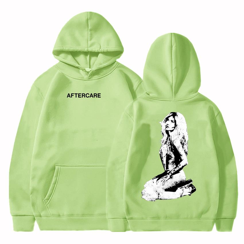 AFTERCARE Rhinestone Photo Hoodie Nessa Barrett Singer Printing Sweatshirts Women Clothing Long Sleeve Unisex Streetwear Hoodies