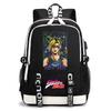 Anime JoJo Print Lightweight Student Backpack Casual Daypack for Teen Kids Junior School Bag