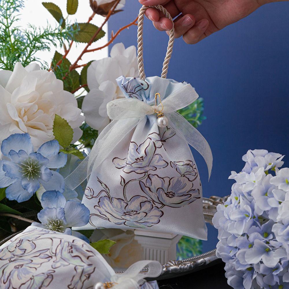 Make Up Pouch Wedding Candy Bag Pearl Chinese Style Handbag Sweet Festive Sugar Box  Festival