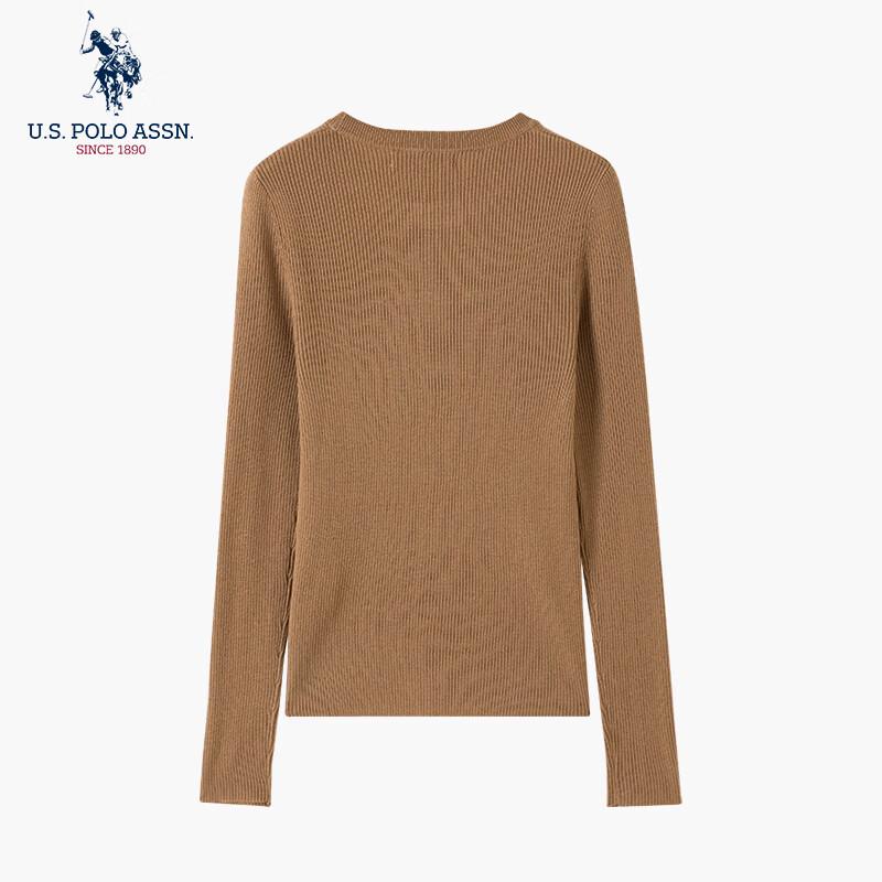 U.S. Polo Assn. Women's Pure Color Wool Blend Knit Sweater