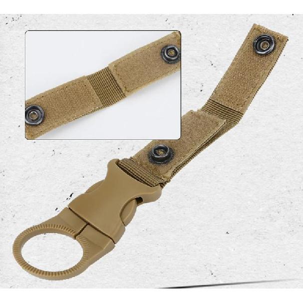 2pcs Waterbottle Buckle Hook Nylon Webbing Buckle Hook for Going Out Climb Backpack Hanger Camp Water Bottle Holder Clip Cup Holders 5