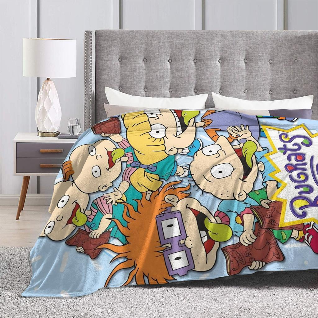Rugrats Chuckie Finster  Blanket  Super Soft Funny Plush Throw Blanket For Bedroom Camping Flannel Bedspread Bed Cover