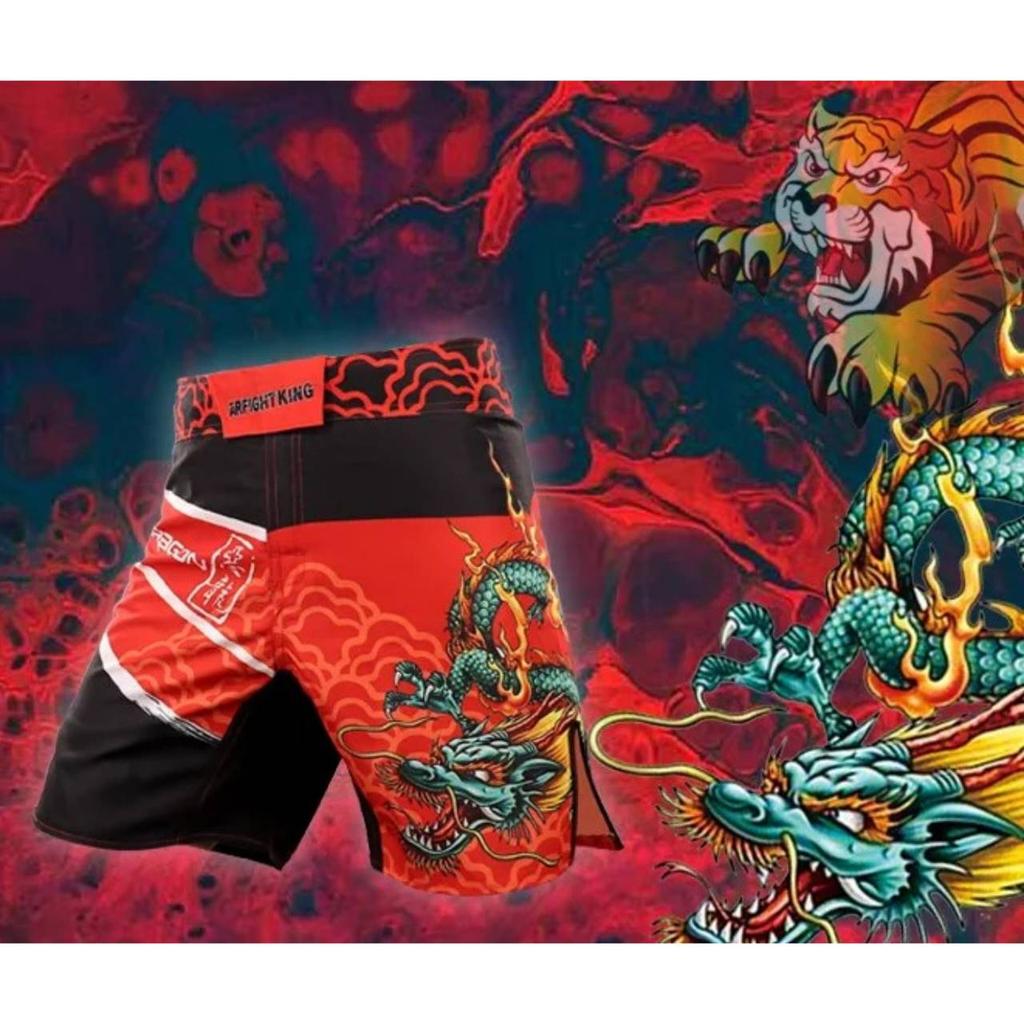 MMA Dragon shorts training Kickboxing Muay Thai Gym fitness pants Workout
