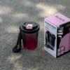 MOM Sweet Cool Black Pink Glass Drinking Cup