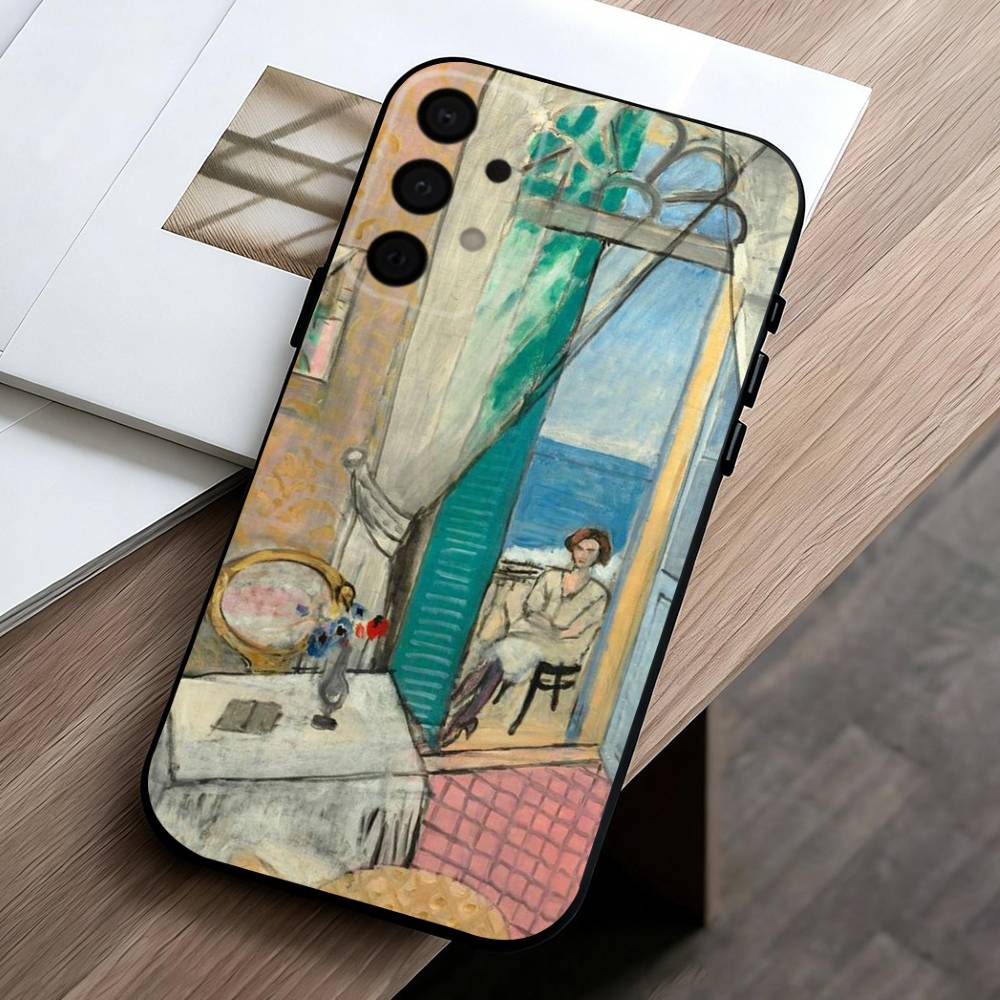 H-Henri M-Matisse Art PaI Phone Case For Samsung Galaxy A73,A72,A71,A70,A53,A52,A51,Others Soft Black Shell
