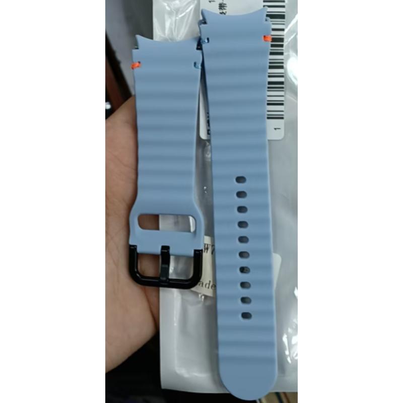 

Оригинальный силиконовый ремешок для Samsung Galaxy Watch 7 FE 6 4 Classic 5 pro 44 мм 40 мм 43 мм 47 мм 45 мм браслет Galaxy Watch6 7 ремешок Galaxy Watch7 44mm синий