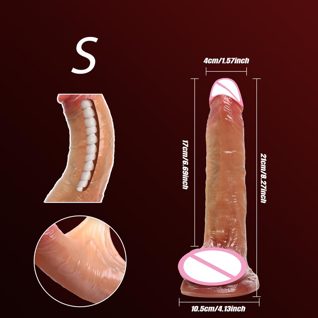 Wearable Realistic Strapon Dildo Skin Testicles Sliding Anal Vagina Sexy Adult Masturbation Big Penis For Women Sex Toys Dildos