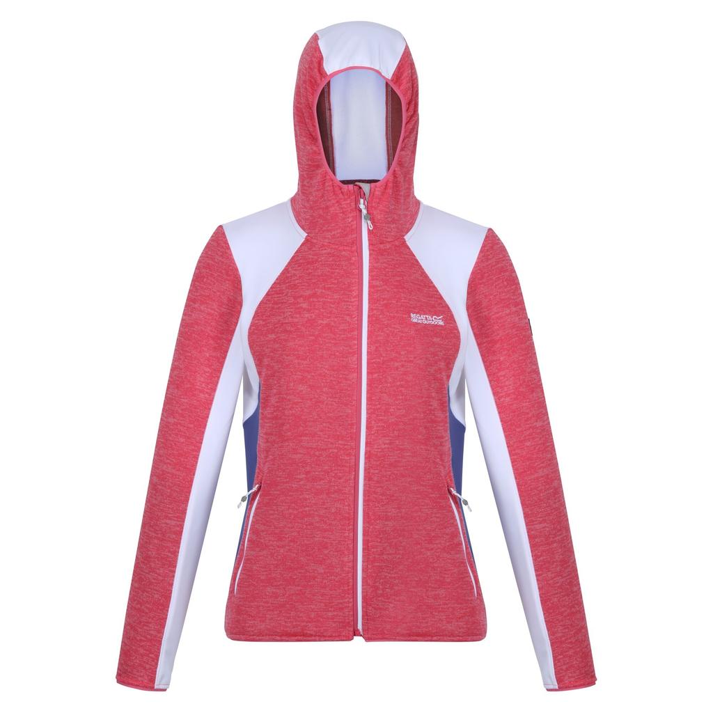 Regatta Womens/Ladies Walbury V Contrast Panel Full Zip Fleece Jacket