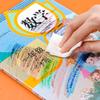 Eco-Friendly Transparent Frosted Waterproof Book Cover, Self-Adhesive 16K Film for Elementary Students - Free Shipping
