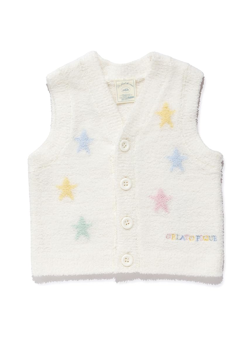 

Gelato Pique BABY Airy Moco Colorful Star Vest PBNT259163 OWHT 80