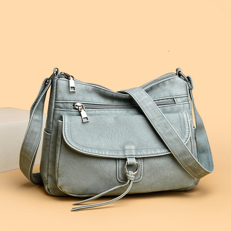 Women's Bag Multi-Pocket Shoulder Bag Lightweight Large Capacity Crossbody Bag