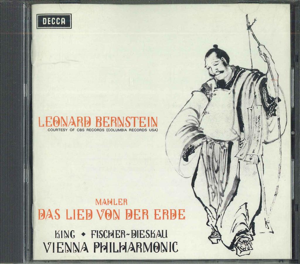 CD MAHLER - Mahler Das Lied Von Der Erde / Bern FPCC42004 UNIVERSAL Japan Classical Used