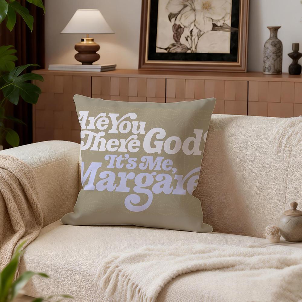 Are You There God Its Me Margaret Cushion Cover Cushion Cover Set 4Pcs 50x50 40x40 Pillowcase Decorative Sofa Home Decor