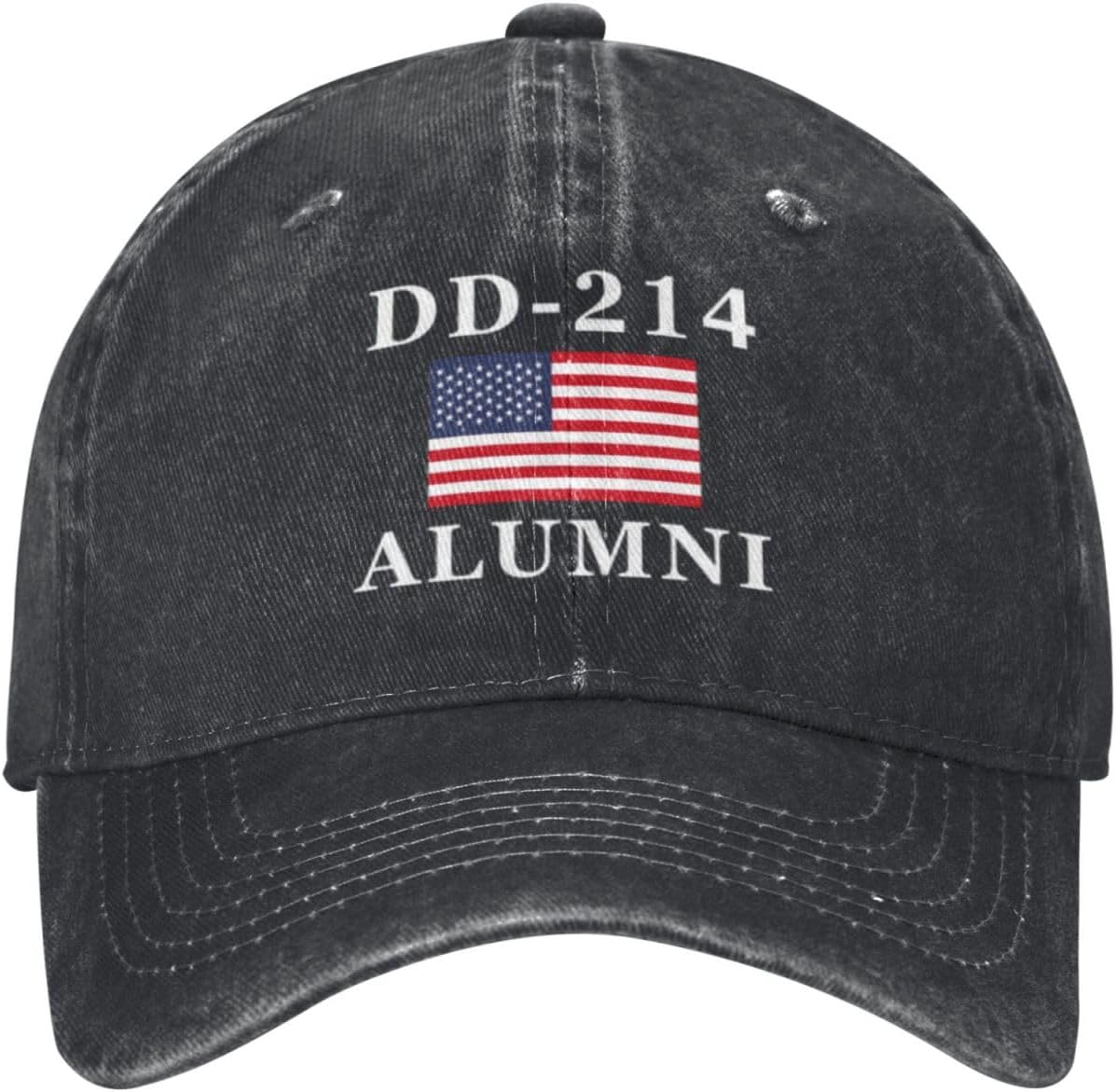 Dd-214 Hat Alumni American Flag Veteran Hats For Men Adjustable Military Gifts For Men Baseball Cap Women Denim