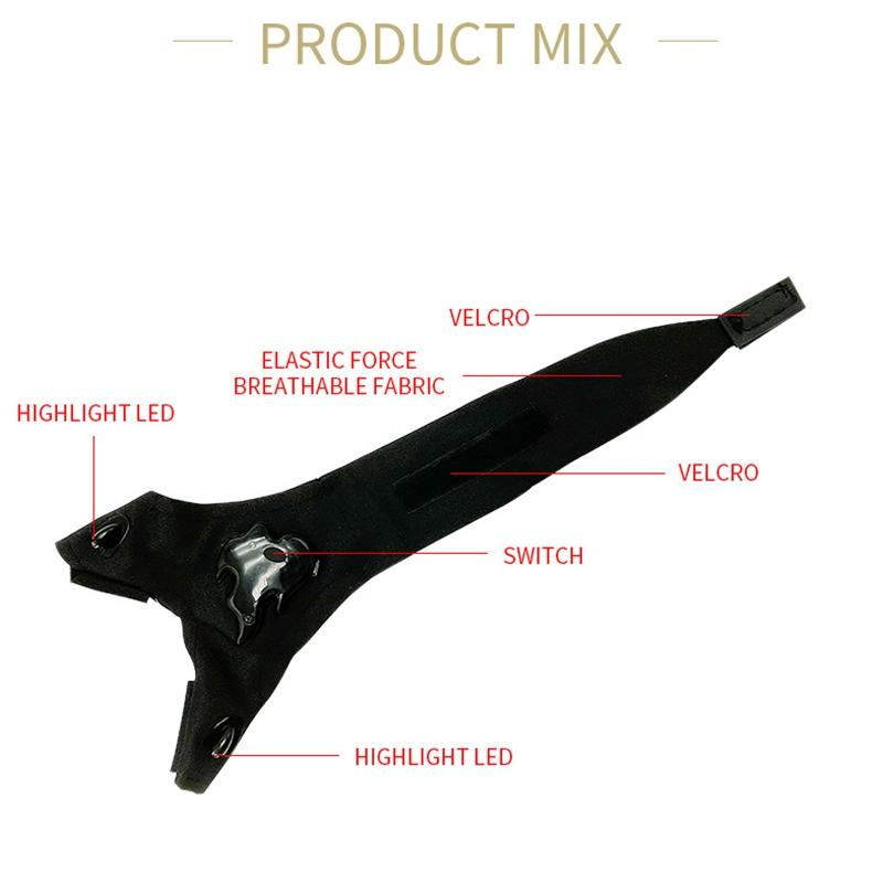 LED Flashlight Gloves Rechargeable Hands Free Light Halloween Christmas Gadgets Tools Camping Fishing