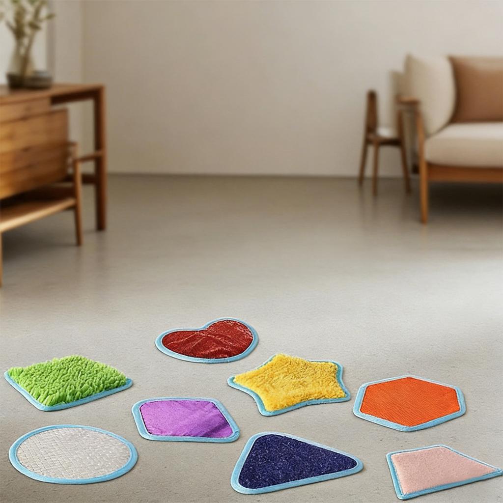 8-Pack Sensory Tiles for Kids Mixed Colors Sensory Wall Panel Tactile Wall Panels Educational Toys for 3 Year Old Toddler Gift
