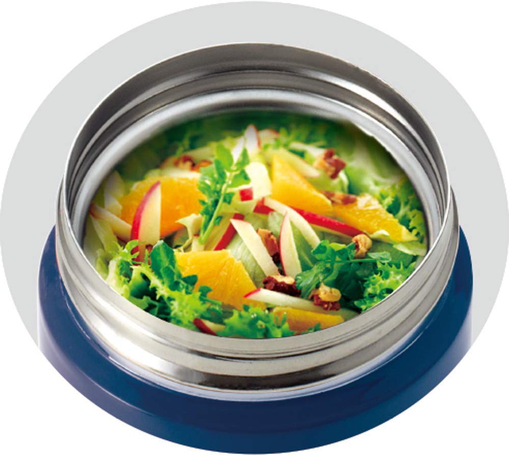 Asvel Lantus Stainless Steel Insulated Soup Small SR250 A3217 Bottle, (250ml), Navy,