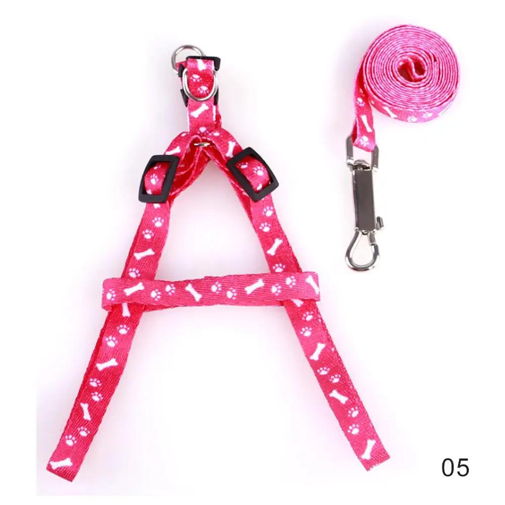 Haustier Hund Katze Geschirr Leine Verstellbares Geschirr Weste Leine Halsband Welpe Kleiner Hund Outdoor Spaziergang Chihuahua Terrier Schnauzer
