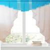 European Simple Curtains, Pole-Type Folding Envelope-Type Multi-Color Embroidered Window Screens, Simple High-Density Yarn