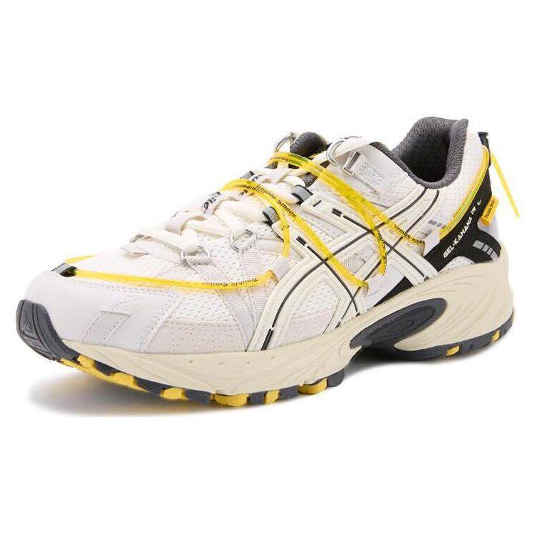 Asics Trouble Smile X  Gel-Kahana TR V2 Low Top Lifestyle Sneakers Unisex Sneakers White Black Yellow 1203A355-100