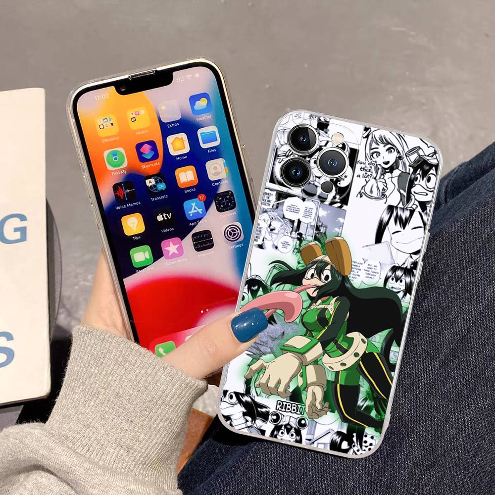 Vintage Anime My Hero A-Academia For IPhone 17 16 15 14 13 12 11 Pro Max Plus Phone Case High End Silicone