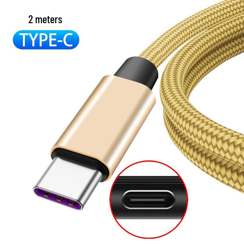 3M Nylon Braided Fast Charging Cable for Apple, Android, Huawei, Type-C Devices