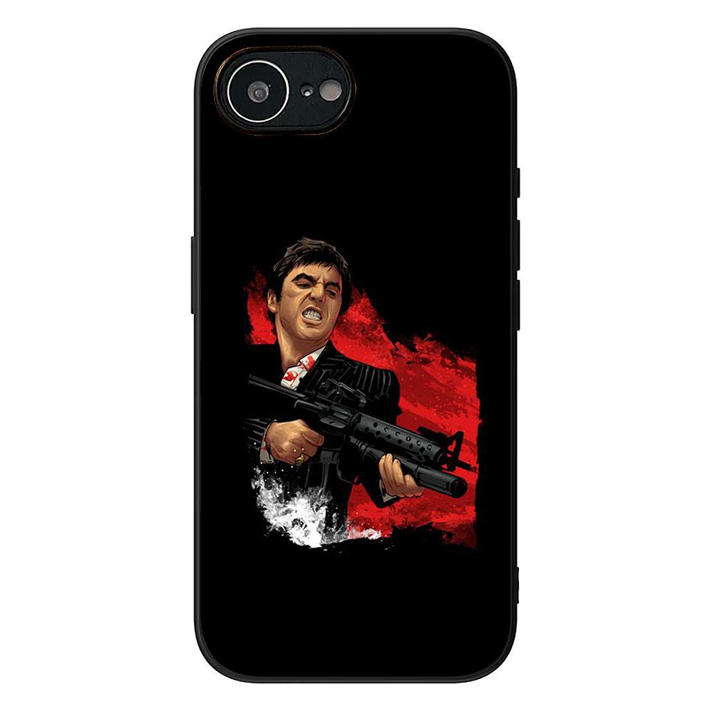 

S-Scarfaces Al Tony Pacino Montana Phone Cover for Samsung Galaxy S25 Edge S24 S23 FE Plus Ultra A16 A15 A55 A57 5G Case Galaxy S24 Ultra