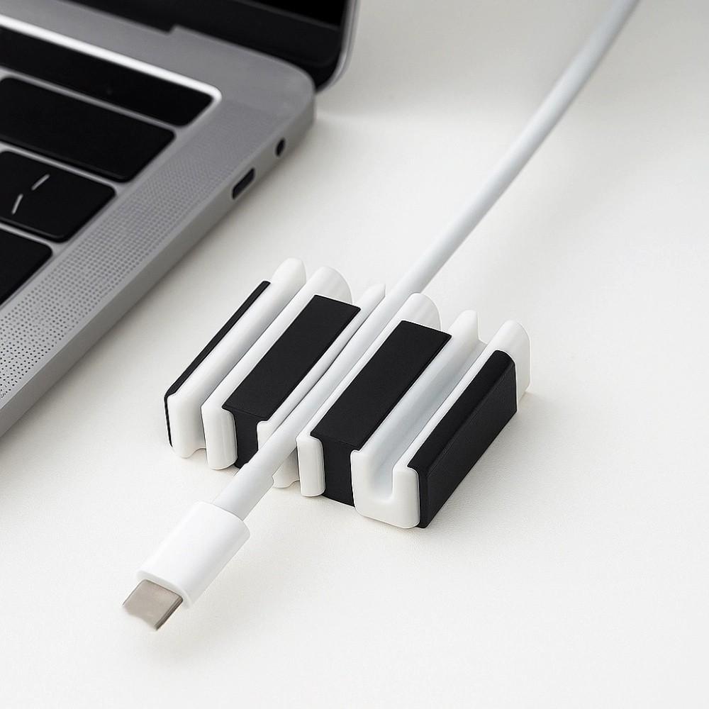 Plastic Desktop Cable Organizer Storage Desktop Cable Manager  Cable Wire Management