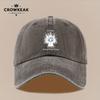 pc Everything is Fine Fried Cat Pattern Distressed Vintage Print Baseball Cap Sun Hat Comfortable Breathable Lightweight Trucke