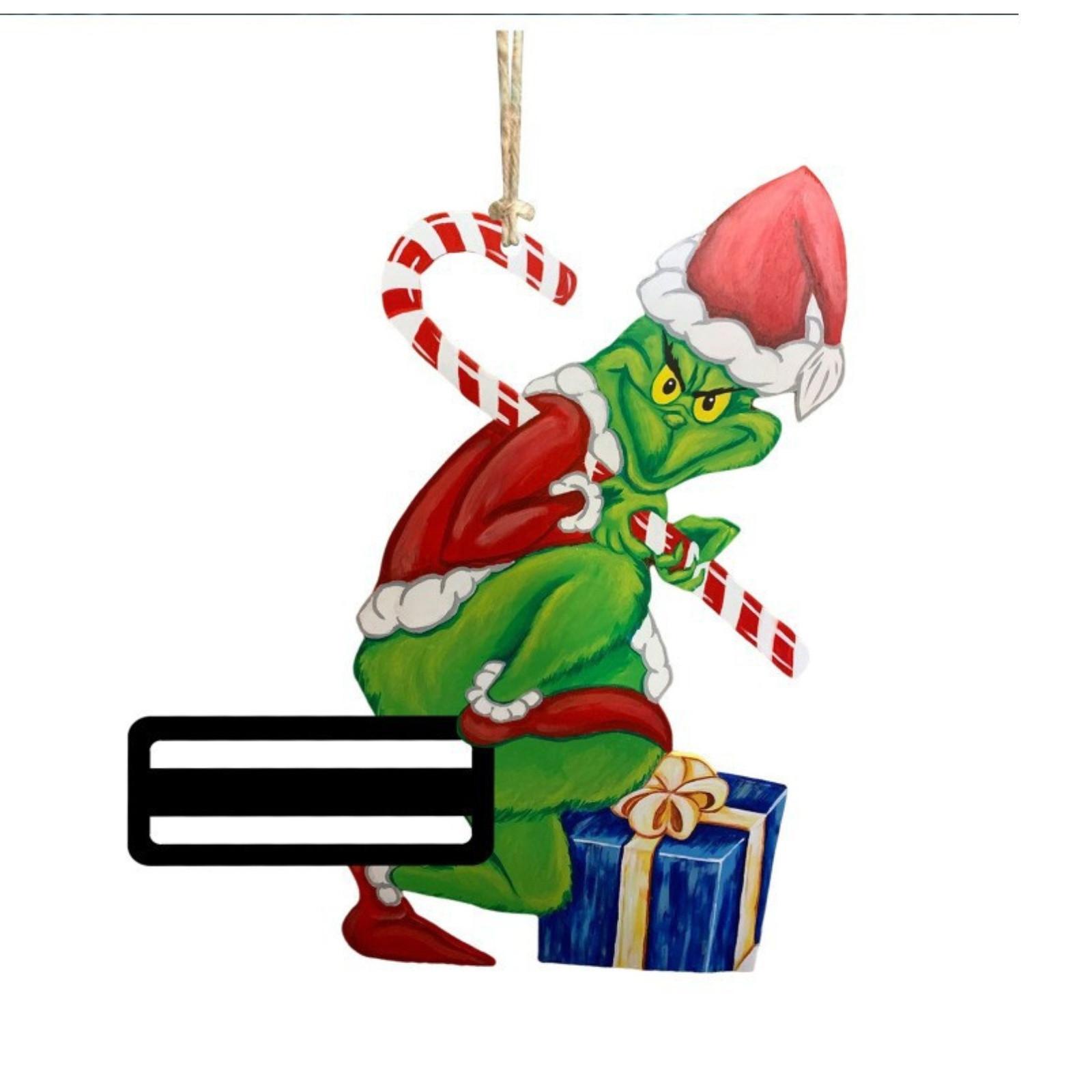 

Clip Pendant Christmas Decoration Wooden Money Saving Ornaments Wooden Creative Crafts One Size