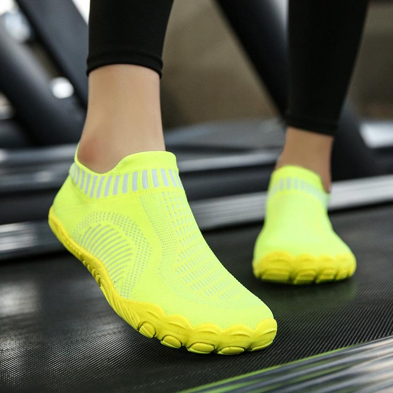 

Летняя мужская женская обувь большого размера для бега, велоспорта, спорта, активного отдыха, ходьбы, дышащая, быстросохнущая, пляжная обувь 46 флуоресцентный зеленый