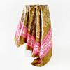 90*90CM Cashew Print Square Hijab Scarf Elegant Ladies Soft Satin Shawl Stylish Women's Decorative Beach Towel