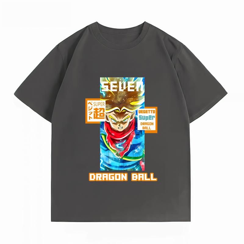 Unisexs Clothing New 100 Cotton Breathable Summer TShirt Bandai Dragon Ball Trunks Print Casual Streetwear Unisexs Tops
