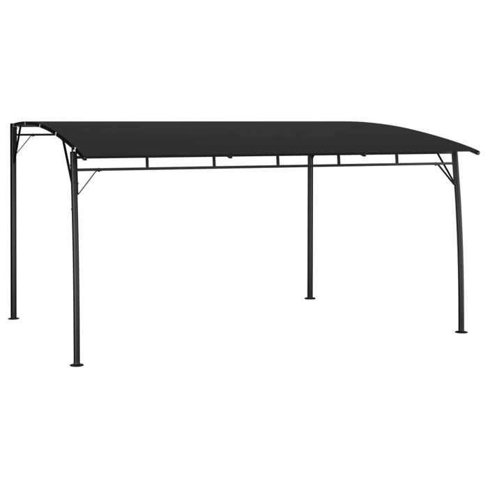 VidaXL Auvent pare-soleil de jardin 4x3x2,55 m Anthracite