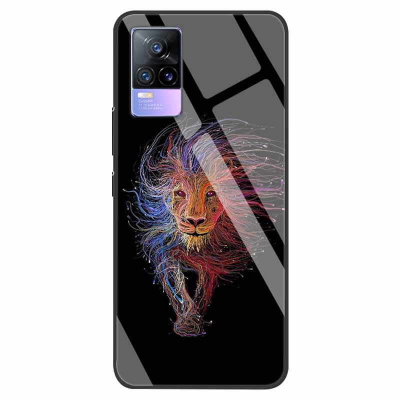 For VivoV21 5G Tempered Glass Case for Vivo V21 5G Soft Bumper Hard Funda For Vivo X60 Pro Global Phone Case X60 5G 2021 Cover