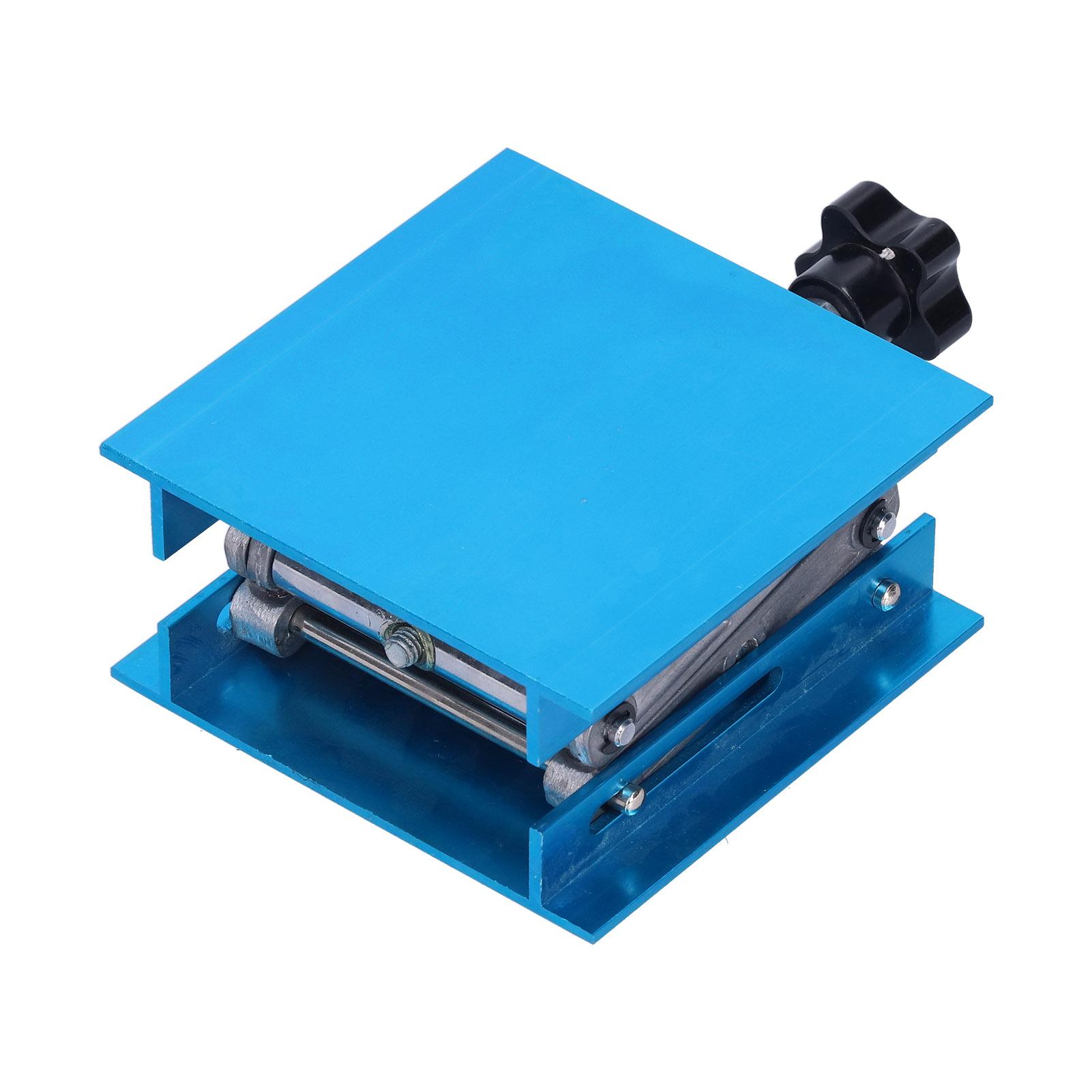 Plateforme Élévatrice de Laboratoire Support Élévateur en Oxyde d'Aluminium Accessoire de Table 100x100mm