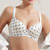 Large size underwear women's seamless big breasts are small and sexy, gather and close the secondary breasts, anti-sagging adjustment type thin bra