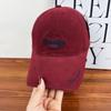 ins new spring and summer soft top baseball cap female versatile couple shopping embroidery letter cap