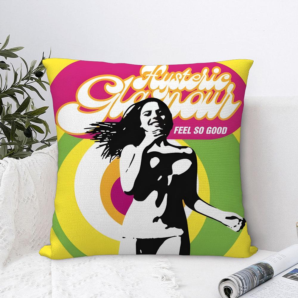 Hysteric Glamour Girl Pillow Case Sofa Decorative Home Double-Sided Print Plush Square Throw Pillow Covers Cushion Decor Cover