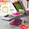 Vegetable Chopper Stainless Steel Mandoline Slicer for Julienne Dicing Multifunctional Meal Preparation Tool
