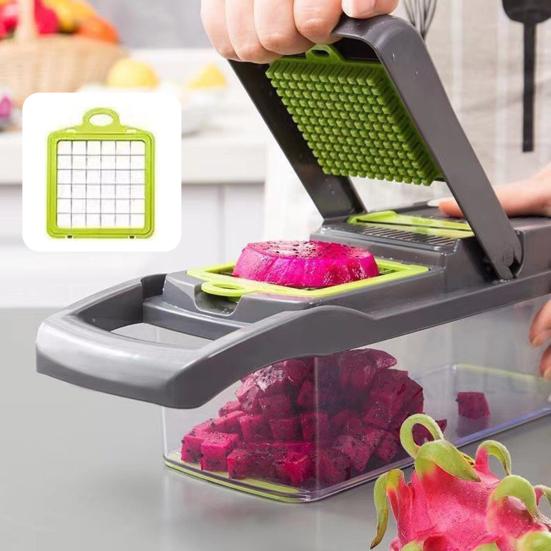 Vegetable Chopper Stainless Steel Mandoline Slicer for Julienne Dicing Multifunctional Meal Preparation Tool