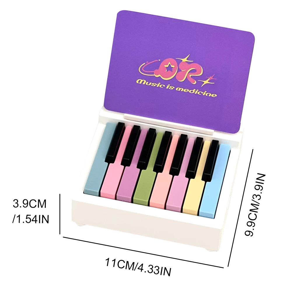 Olivia Piano Calendar 2025 Music Sheets Toy Desktop Peripheral Ornaments Piano Desk Calendar Mini Piano Calendar Gift for Fans