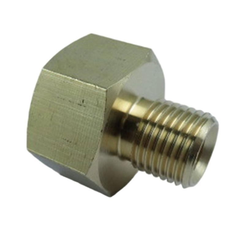 Wielofunkcyjne miedziane adaptery redukcyjne gazu 3/8 cala wewnętrzny 1/4 cala zewnętrzny gwint lewoskrętny do systemów propanowych