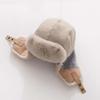 Thick Thermal Warm Earflap Cap Fleece Lined Patchwork Ski Cap Windproof Winter Hat  Daily Commute