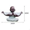 Buddhist Figurine Ceramic Monk Statue for Home And Office Decor