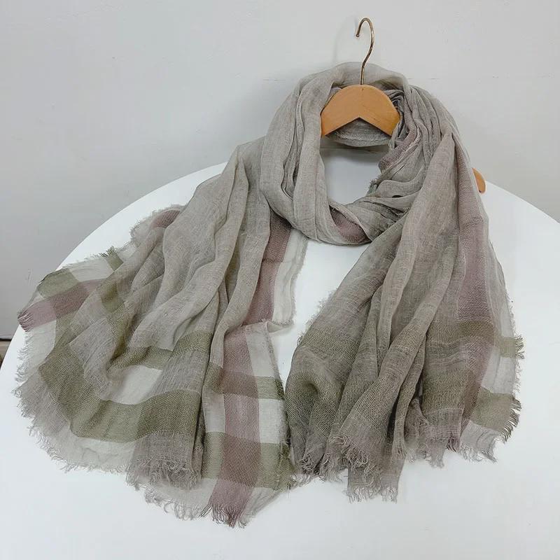 2023 Dark Gray Plus Size Wool Scarf for Women - Long, Warm, Versatile Winter Shawl